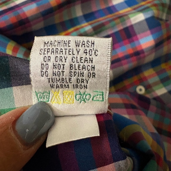 Bugatchi Vibrant Plaid Button Down Shirt - Picture 8 of 8